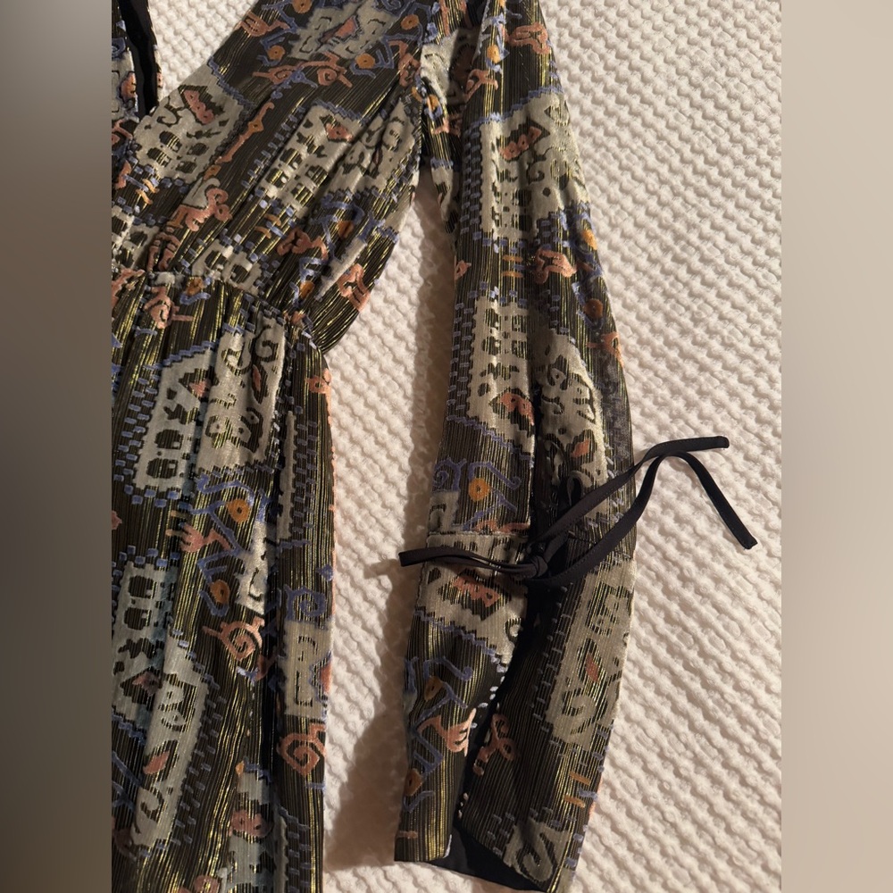 Top Shop Elegant Multicolor Patterned Women's Dre… - image 3